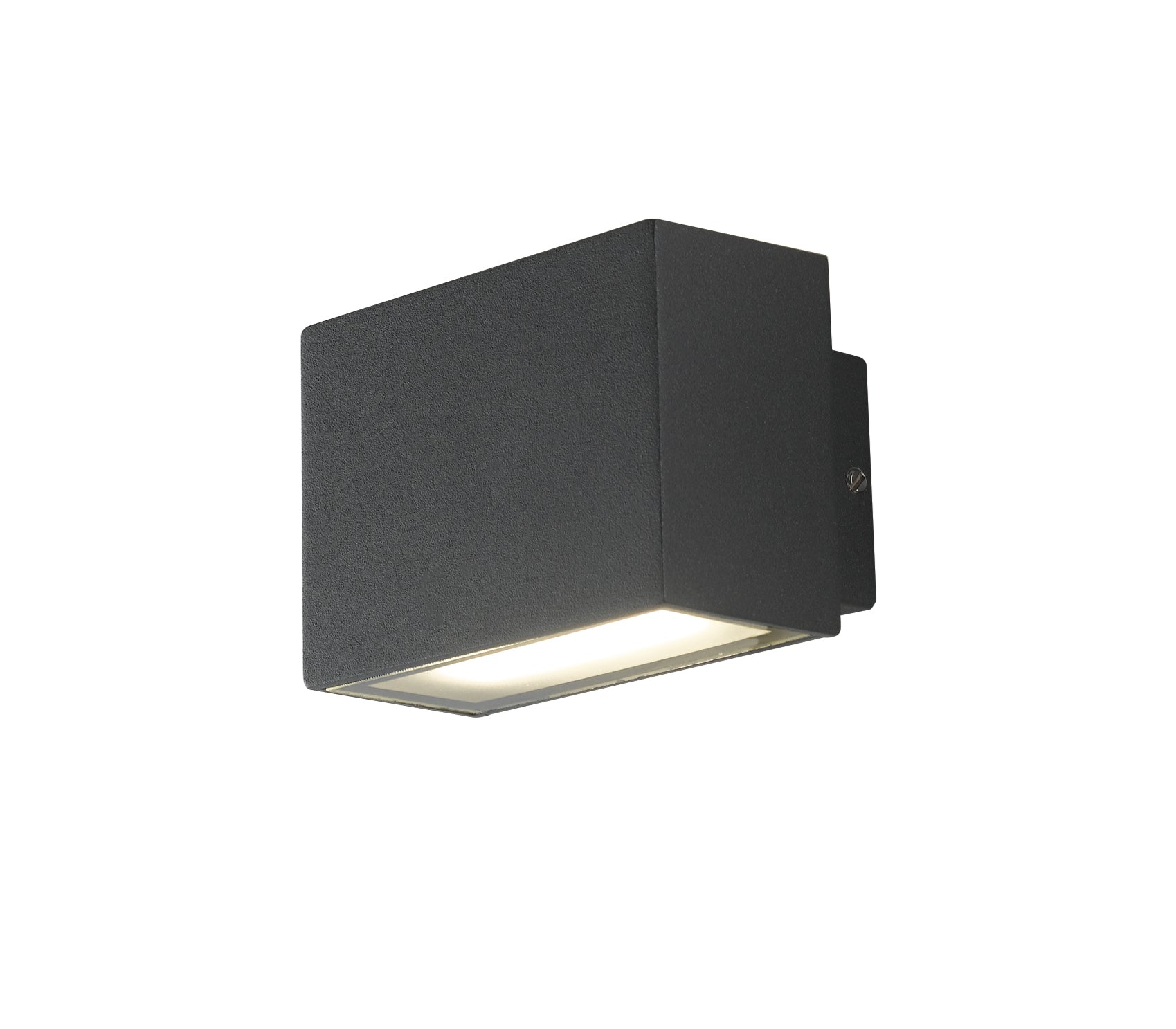 Applique per esterno in alluminio goffrato nero IP54 led integrato con regolazione luce 3000-4000°k disponibile in due misure ALGERO Applique per esterno in alluminio goffrato nero IP54 led integrato con regolazione luce 3000-4000°k disponibile in due misure ALGERO